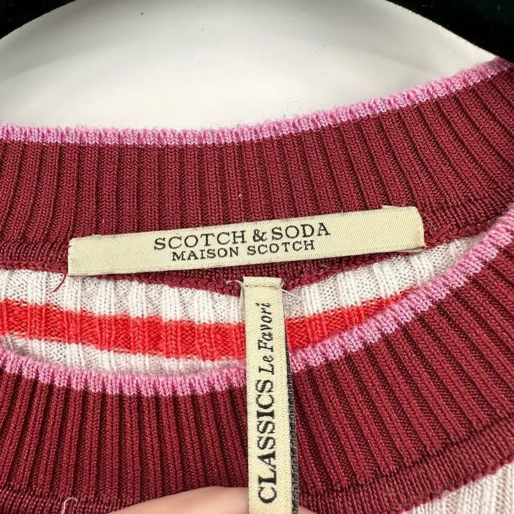 Anthropologie Scotch & Soda Anja Sweater‎ Striped  Tee XS